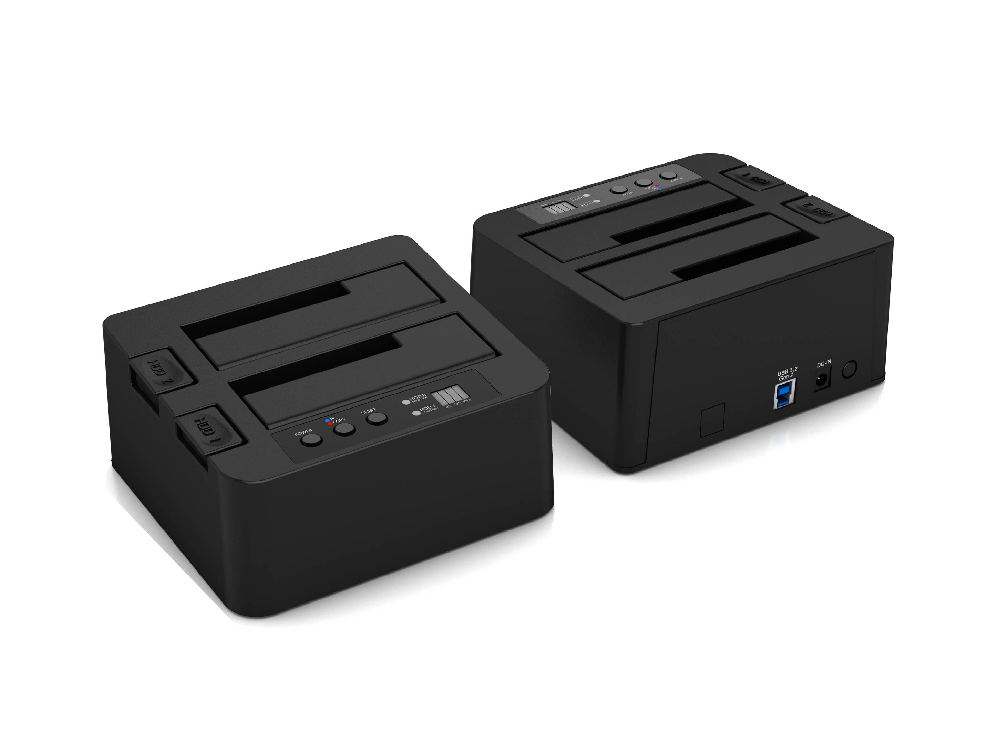 2 Bay SATA SSD/HDD Duplicator Dock